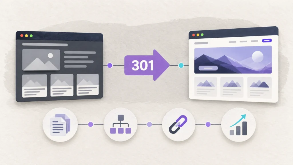 Migrazione di un sito web con redirect 301 verso i nuovi URL